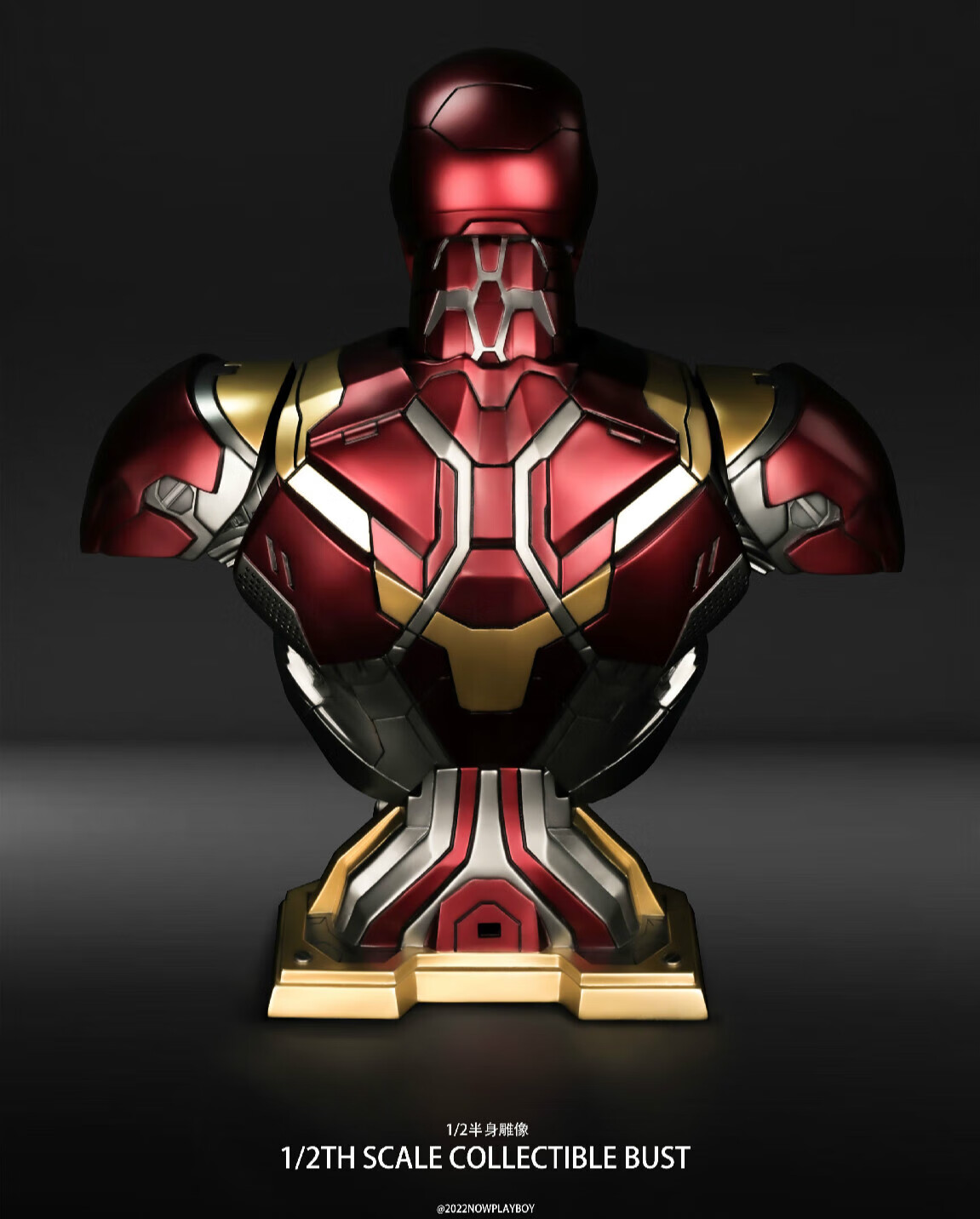 肥宅gk-老顽童 钢铁侠mk47型号1比2雕像模型动漫 47胸像 运费到付