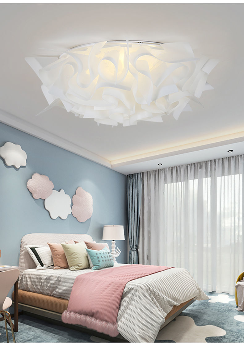 kankeirr北欧卧室吸顶灯温馨浪漫女孩房间灯饰网红现代简约客厅灯具