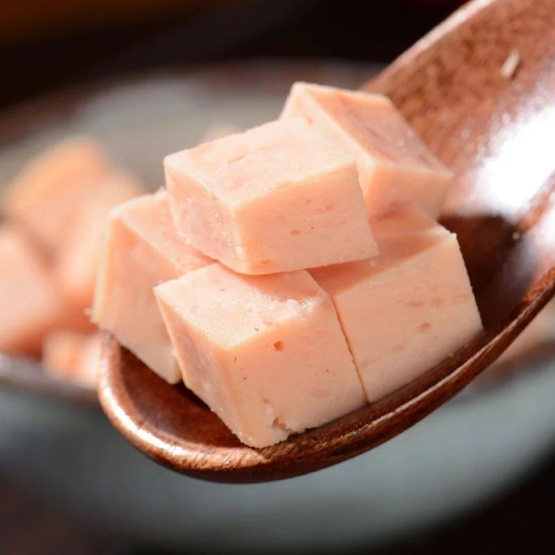 粤花午餐肉粤花牌午餐肉即食早餐涮火锅三明治速食披萨料理1罐午餐肉