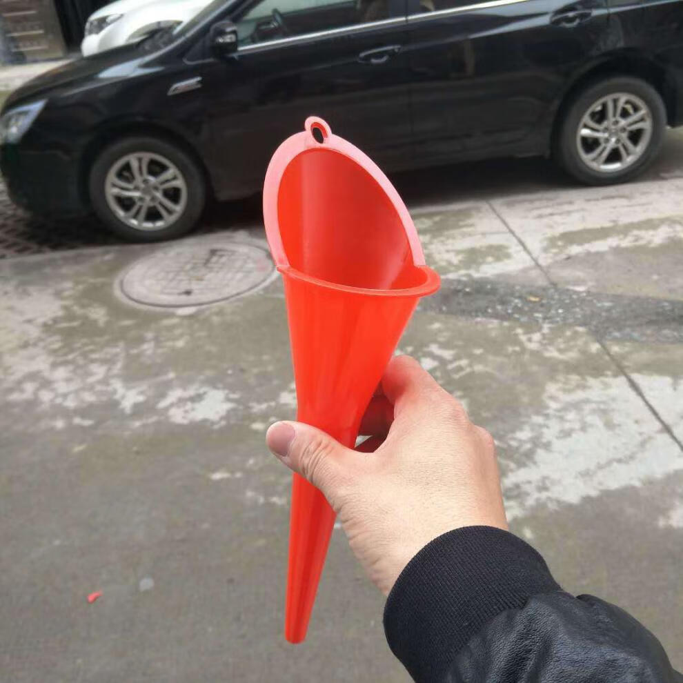 加厚免手扶加油漏斗汽车摩托车加水汽油机油加捅π笨诒阈┒2个装