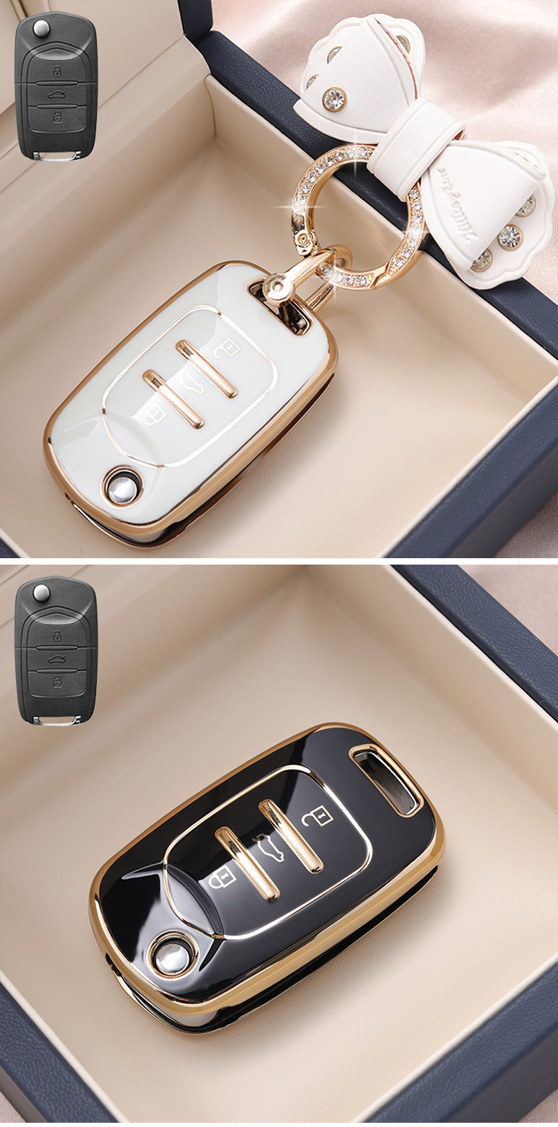 适用于五菱宏光mini钥匙套女miniev迷你ev车马卡龙宝骏730/560包扣