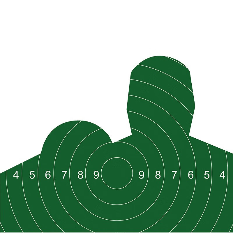 靶纸 训练射击头靶纸 胸环靶纸靶板 半身靶纸 打靶靶板 打靶纸靶杆