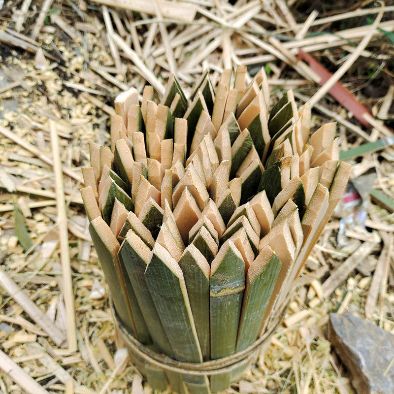 工地放样竹片桩测量毛竹片桩楠竹片竹条工程花园篱笆栅栏毛竹桩囧仙子