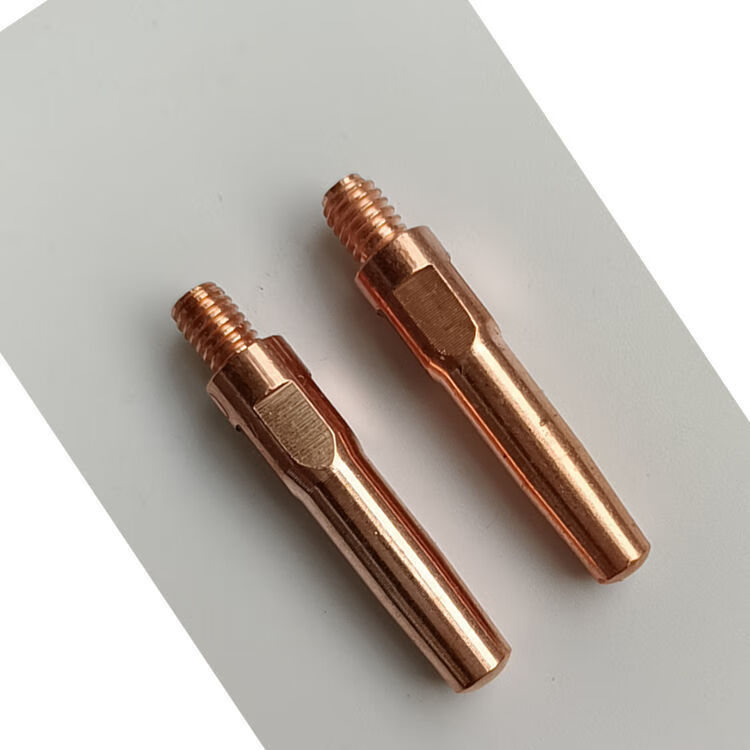 二保焊导电嘴气保焊配件紫铜丝嘴铬锆铜导电咀081012uttm64508紫铜66
