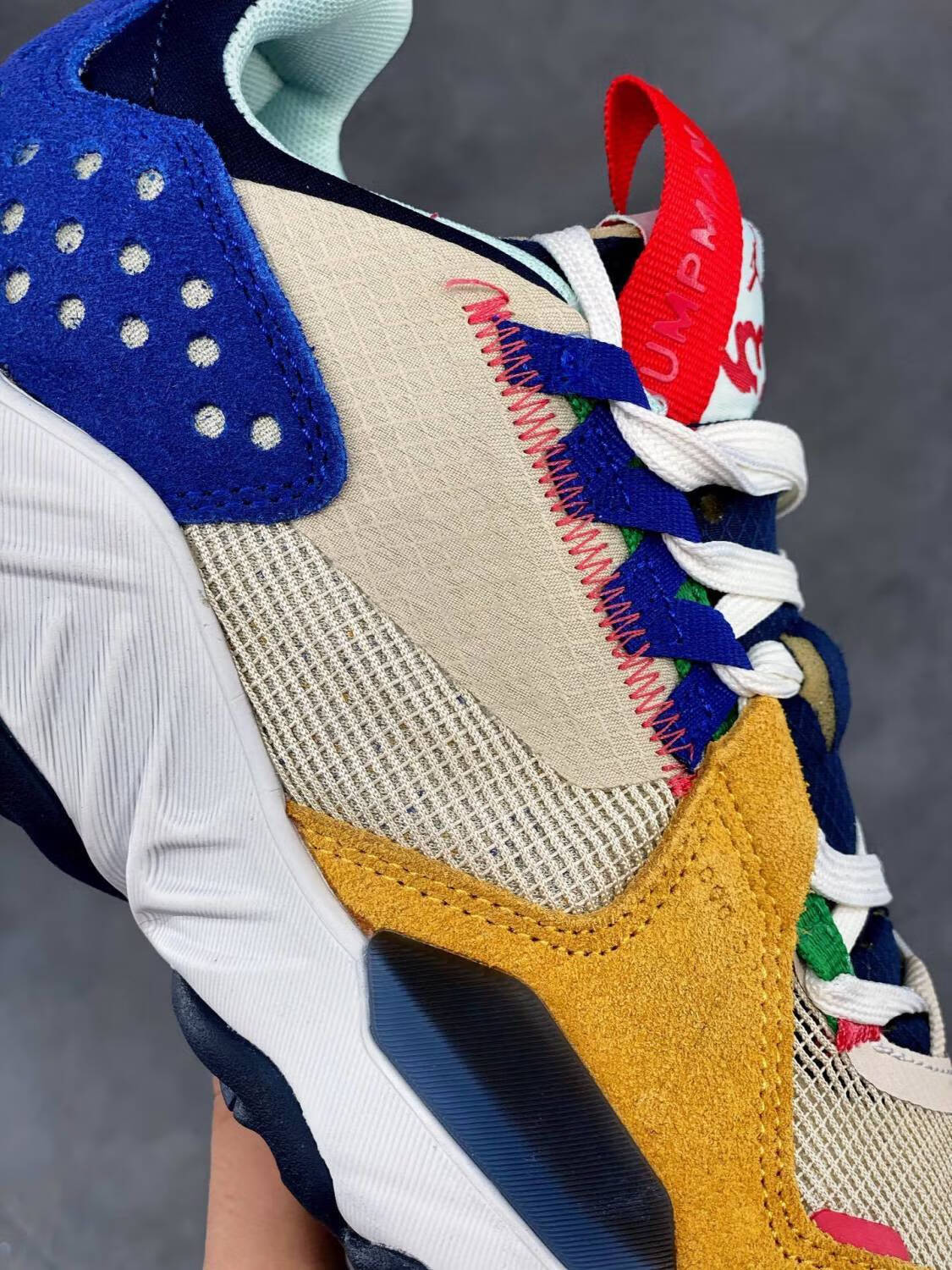 【官方甄选】ajdelta aj男女鞋代尔塔瑞亚网面机能跑步运动慢跑鞋堡纪