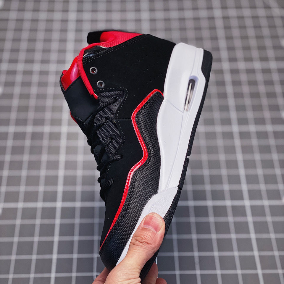 纯原airaj23courtside23黑红乔23运动男女篮球鞋ar1000104黑红36