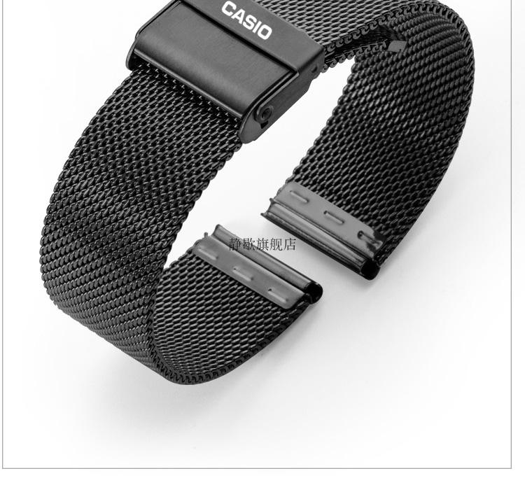 适配卡西欧剑鱼表带卡西欧钢带手表带efr303leqb501efss500506剑单扣