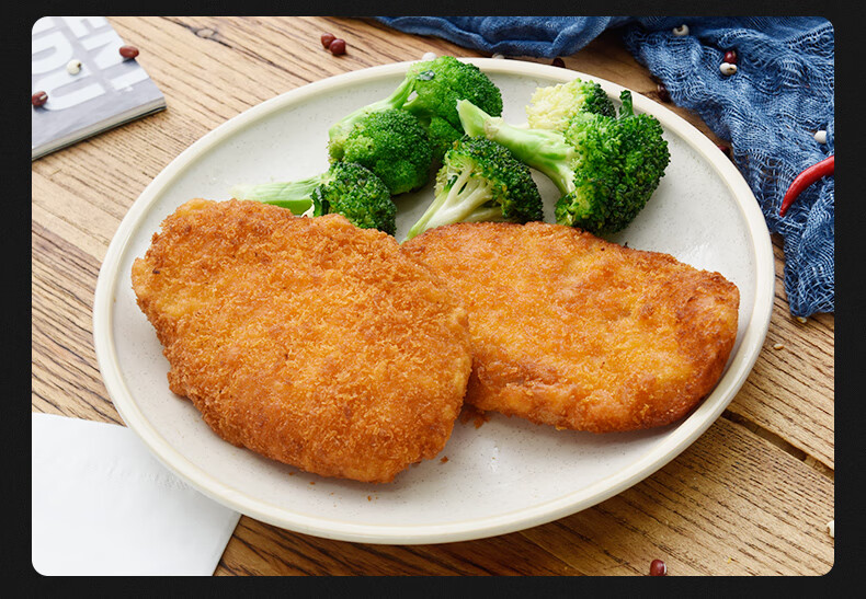 猪扒黄金炸猪排日式猪排饭香煎猪扒饭油炸小吃半成品猪肉排