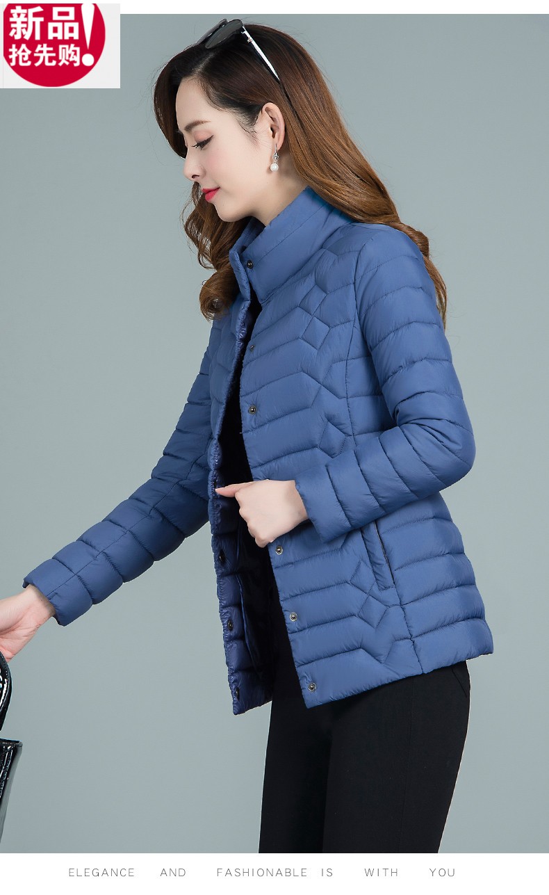 《新品上市》短款小棉衣2019冬装新款韩版修身棉服中年女士超棉袄外套