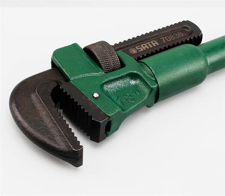 世达铝合金管子钳工具管钳子重型管子钳铝合金水管钳扳手伸缩式848寸