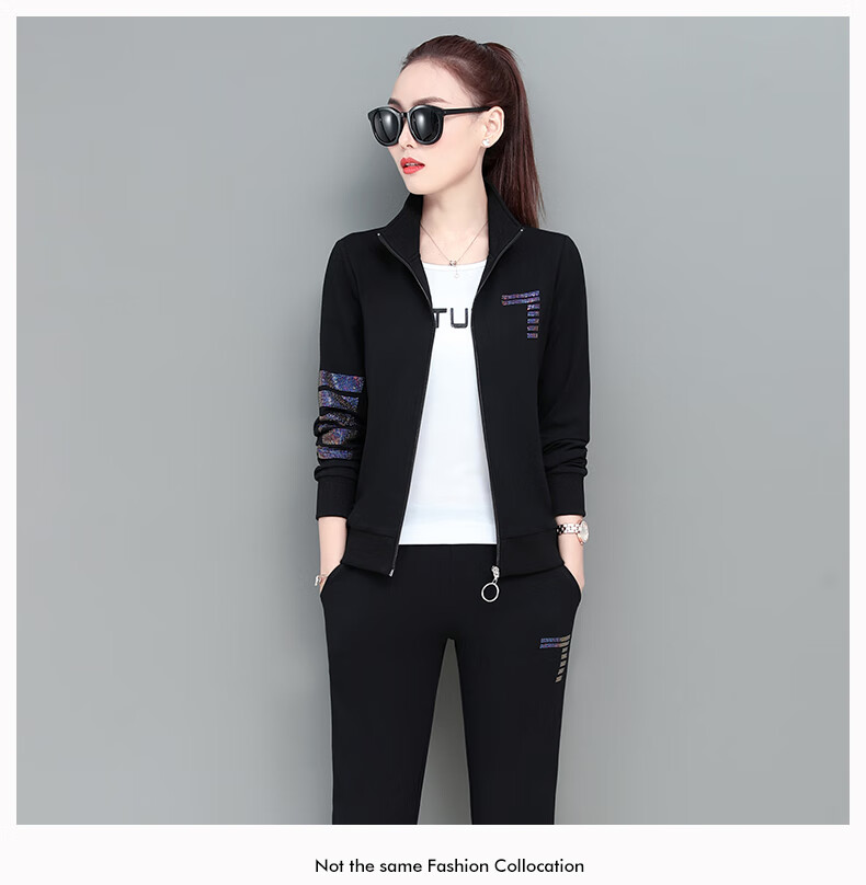伯莎丹顿品牌女装时尚运动服套装2020春季新款休闲时尚洋气韩版卫衣