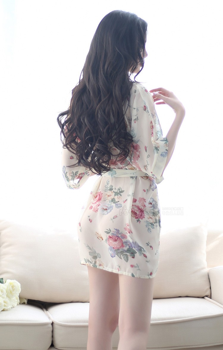 内衣 睡衣/家居服 睡裙 漯岚 2019春夏季睡衣女性感短袖冰丝套装睡衣