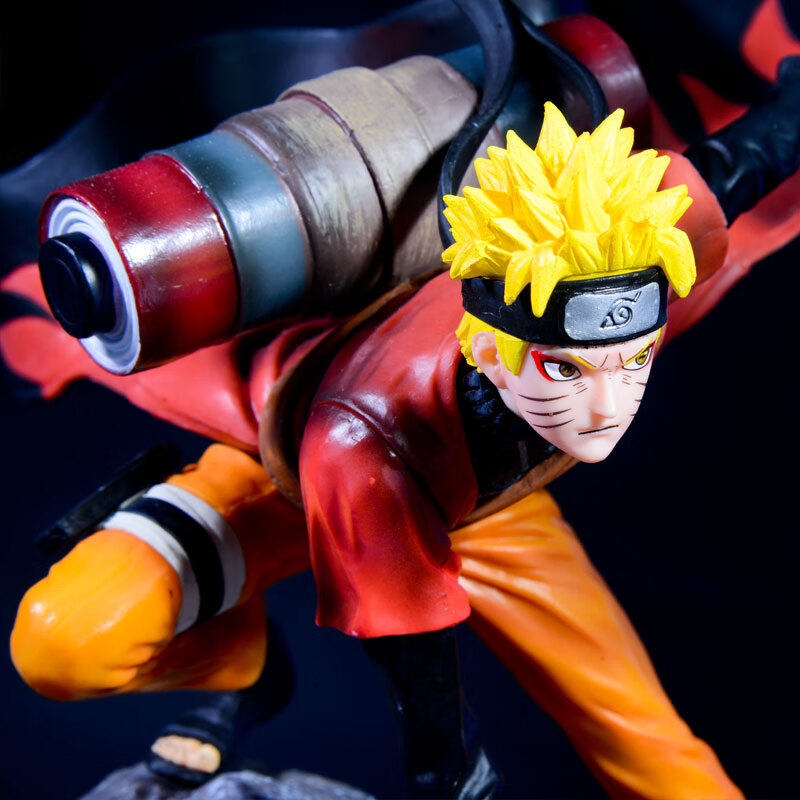 【官方直售】火影忍者手办漩涡鸣人gk up鸣人仙人模式螺旋丸动漫模型