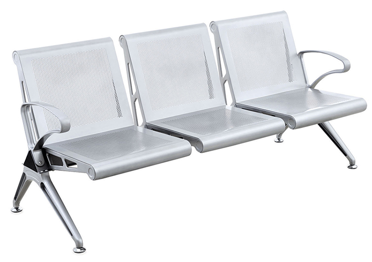 隆巴迪加厚加固连排椅三人位医院等候诊铁机场长椅银行休息公共联排