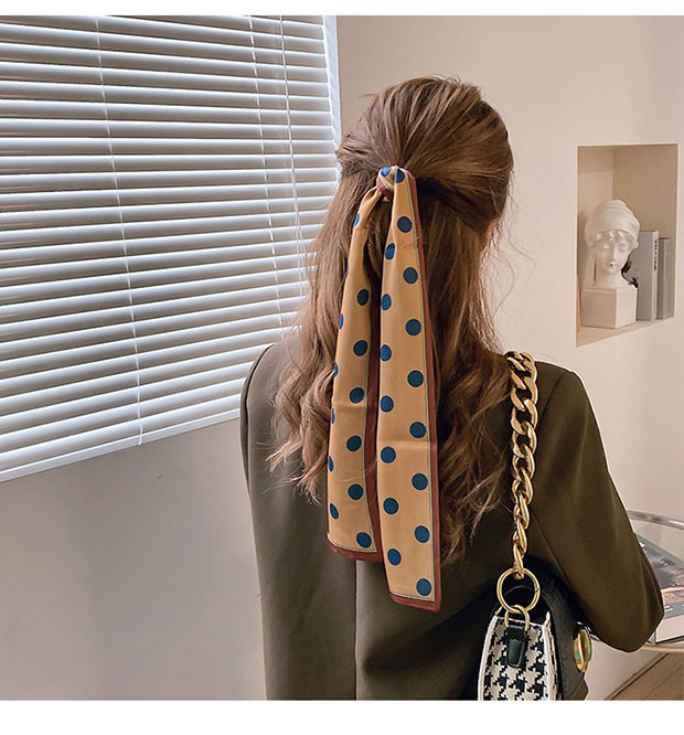 夏季薄款发带女绑发仙女外出丝带头饰长条丝巾头发绑带蝴蝶结头绳