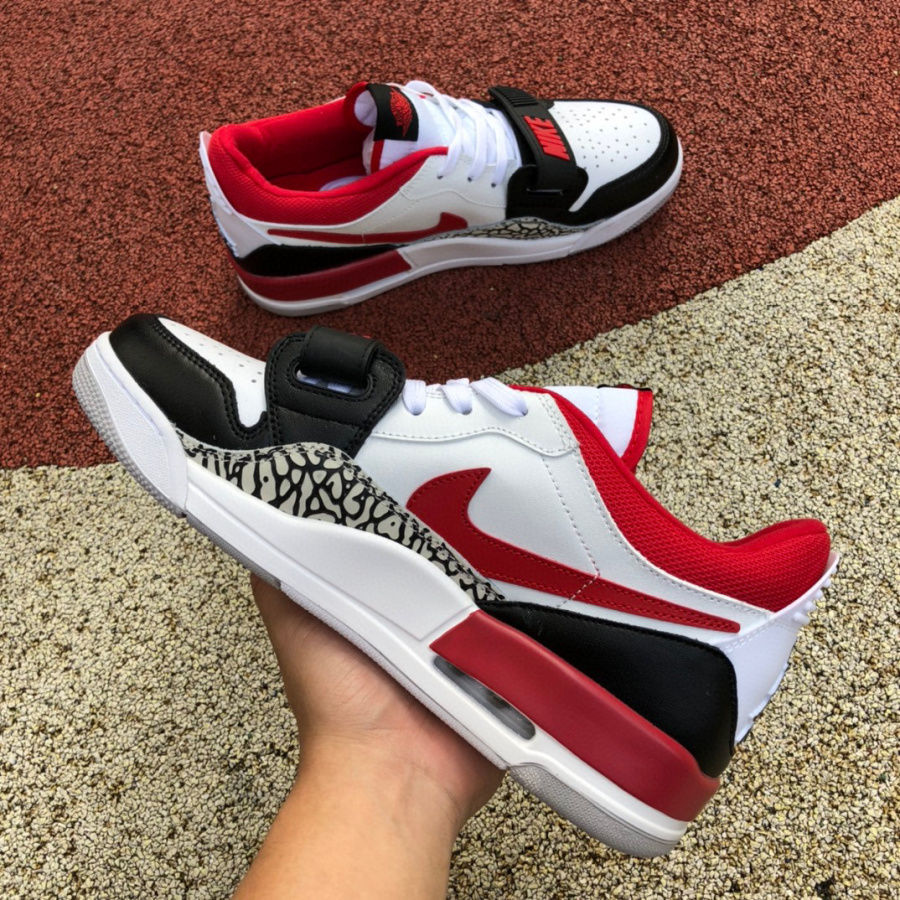 纯原高品质legacy aj312 low白红色 芝加哥 公牛 低帮篮球鞋 cd7069