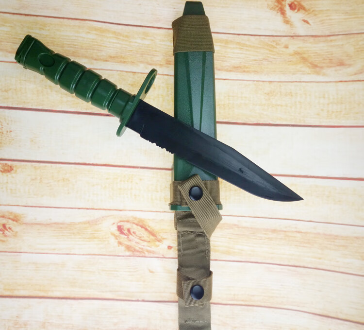 防身兵器库m10军刃刺模型刀美国军 m9军刃升级真人cs战术训练道具装备