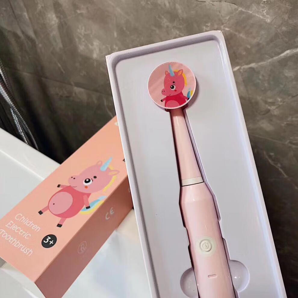 cobor独角兽儿童电动牙刷美国cobor独角兽儿童电动牙刷防水高频声波