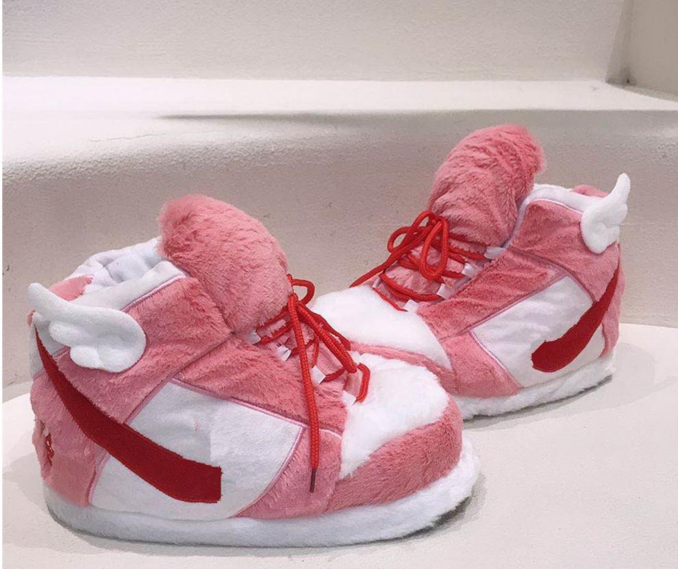 棉鞋aj恶搞aj大棉拖鞋搞怪奇葩创意胖a锥棉鞋居家拖冬男女可爱恶搞4代