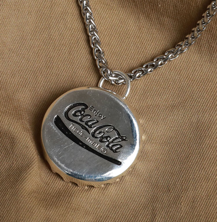 可口可乐瓶盖项链 原创可乐盖项链男潮ins嘻哈轻奢小众简约女感秋冬