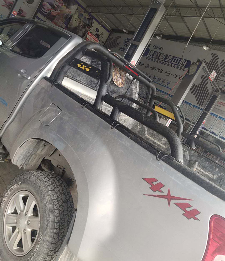 适用于江西五十铃龙门架dmax瑞迈铃拓皮卡车改装专用防翻防滚架改装