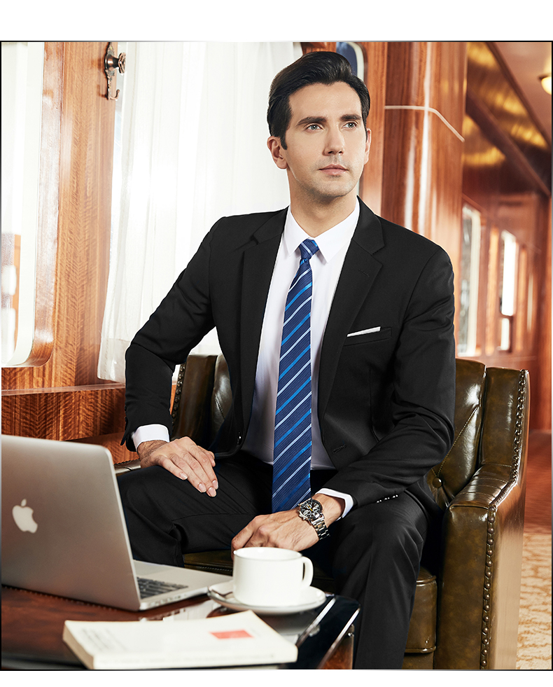 秋季常规职场英伦风潮流蓝色联系客服可选1扣2扣可定制160xs可定制