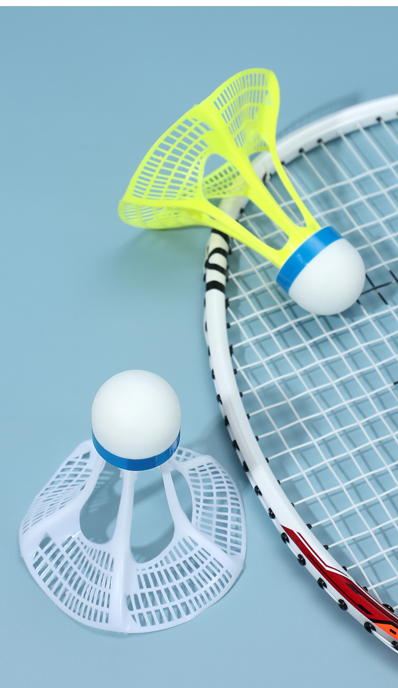 kvsk空对空羽毛球羽毛球防风尼龙训练球耐打耐用室外3只装室外用球3只