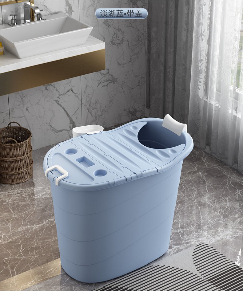 高位泡澡桶家庭沐浴桶宝宝游泳桶加厚洗澡桶成人浴桶洗澡盆沐浴桶高位