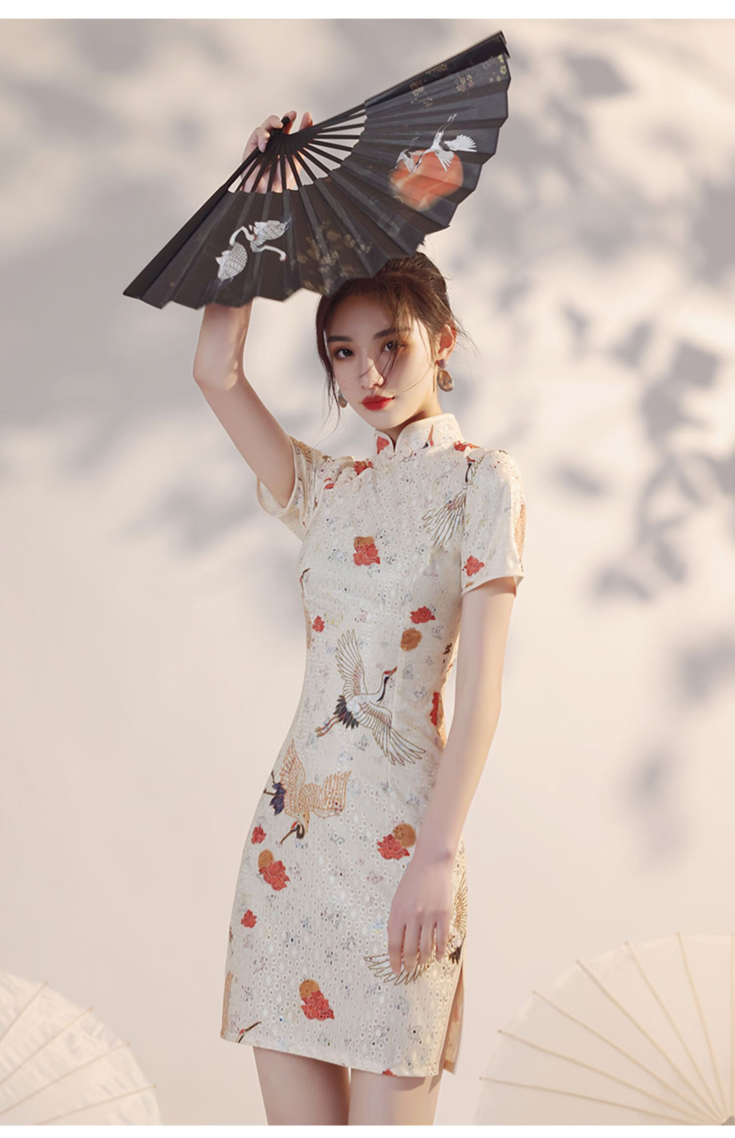 636665高档品牌zgmr旗袍年轻款2022年新款女夏季气质改良版小