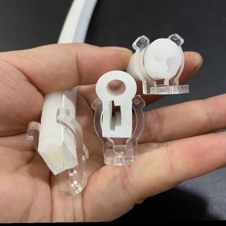 灯带卡槽led卡子圆灯带软灯带安装七字卡固定卡扣卡码软灯条夹配件全