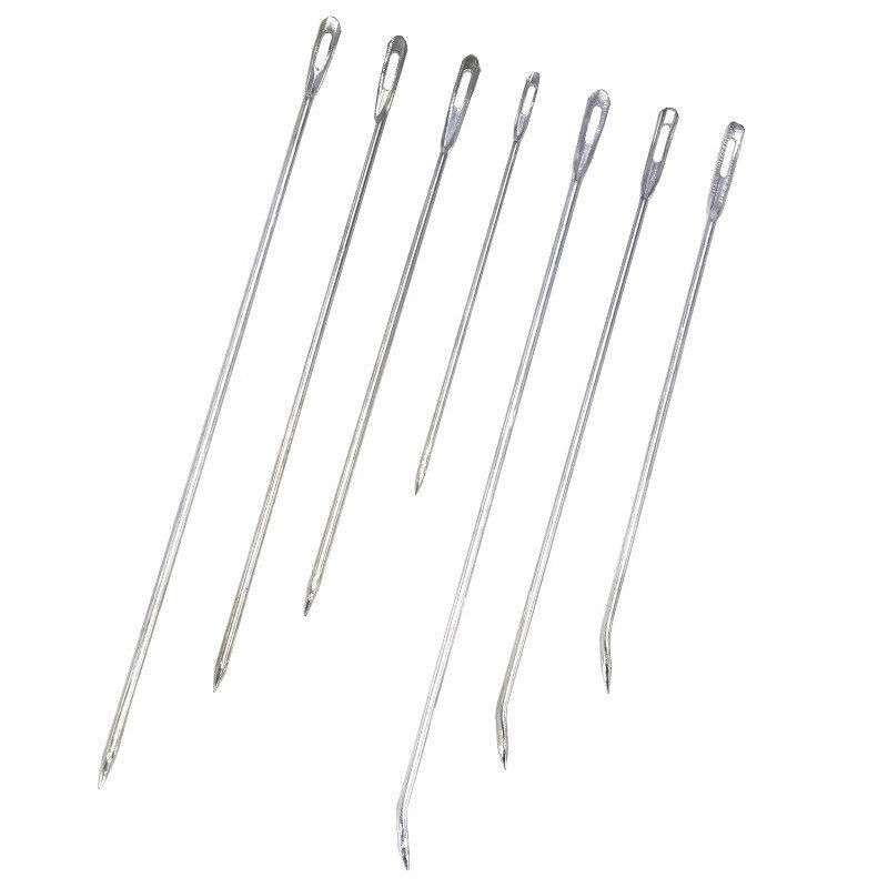 大号麻袋针打包针编织袋蛇皮袋缝口封包大眼粗针直头弯头大号针麻袋针