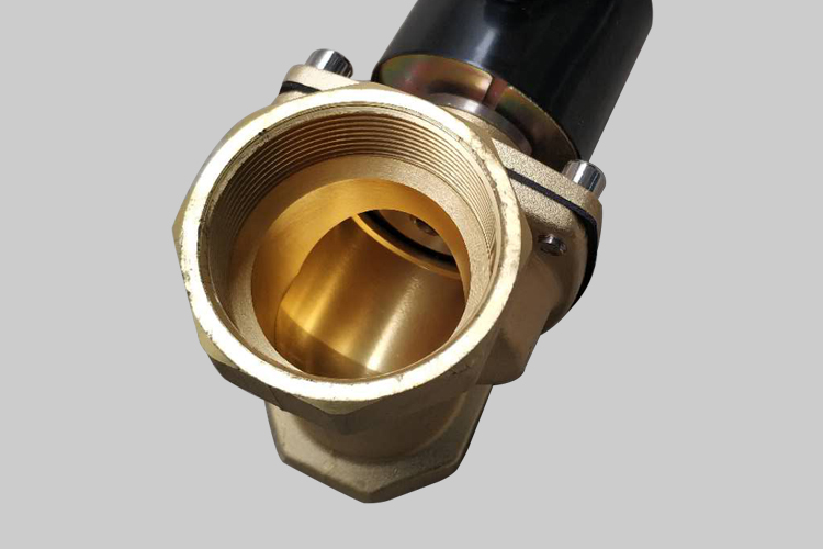 四分铜丝口电磁阀常闭大流量直动式喷淋水管电动开关水阀带模块25