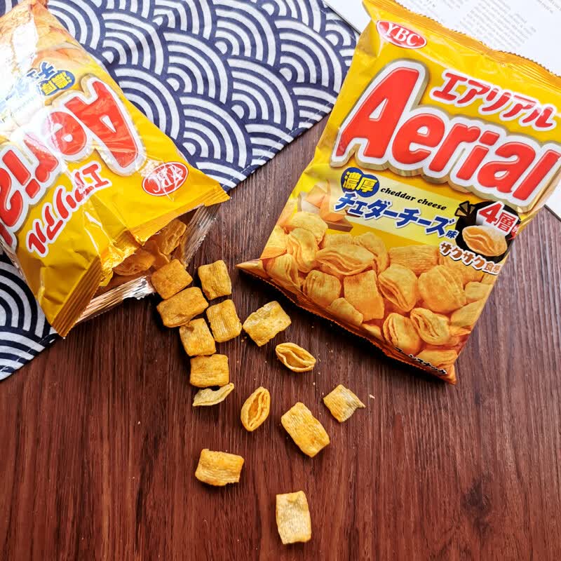 万圣节ybcaerial四层空心脆纳贝斯克香浓芝士薯片日本进口零食70g洋葱