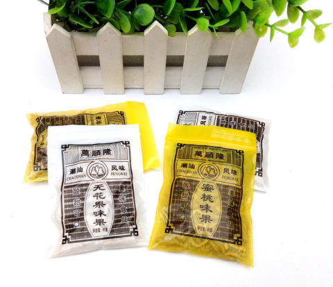 广东特产万顺隆无花果味果丝80后童年怀旧零食蜜饯酸甜白袋黄袋混合