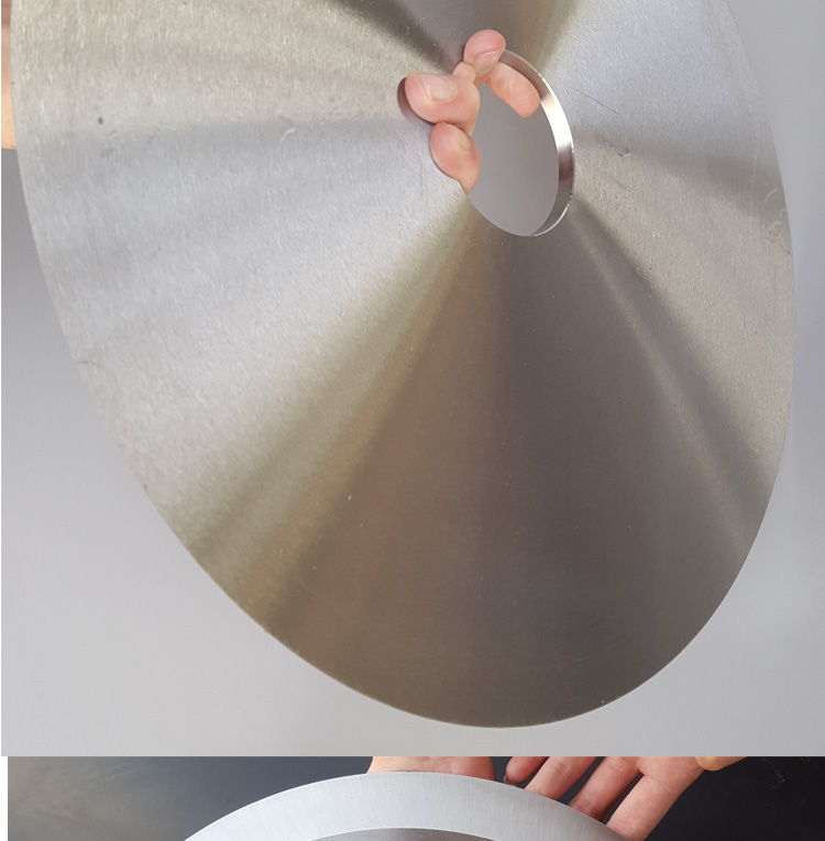 圆形刀胶带纸管分条分切机刀片皮革橡胶熔喷布分切平圆刀 Φ250*Φ32*