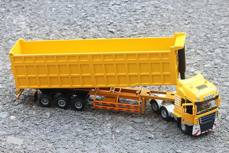 菲利捷半挂车仿真模型 货车模型 合金 重型半挂车模型玩具 仿真 重型