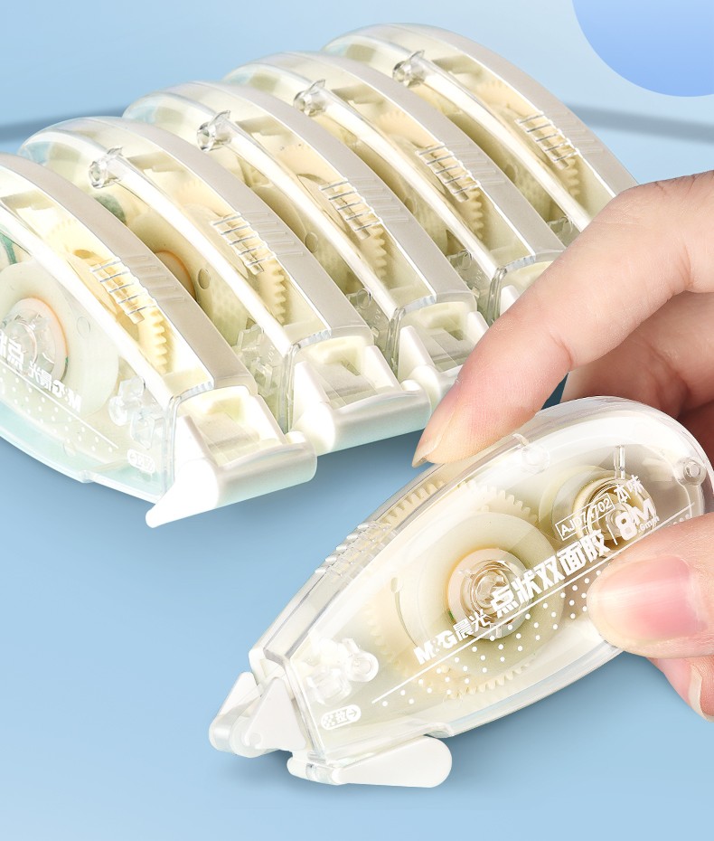 点点胶点状双面胶修正带粘胶24米大容量手账点胶涂改带式固体两面胶带