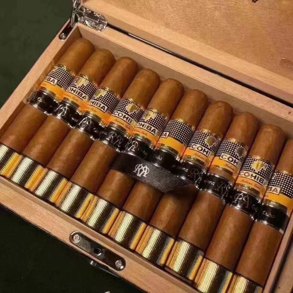 进口王冠雪咖20支纯手工浓香型正宗古巴雪茄茶雪茄嘴 款【精美盒装】5