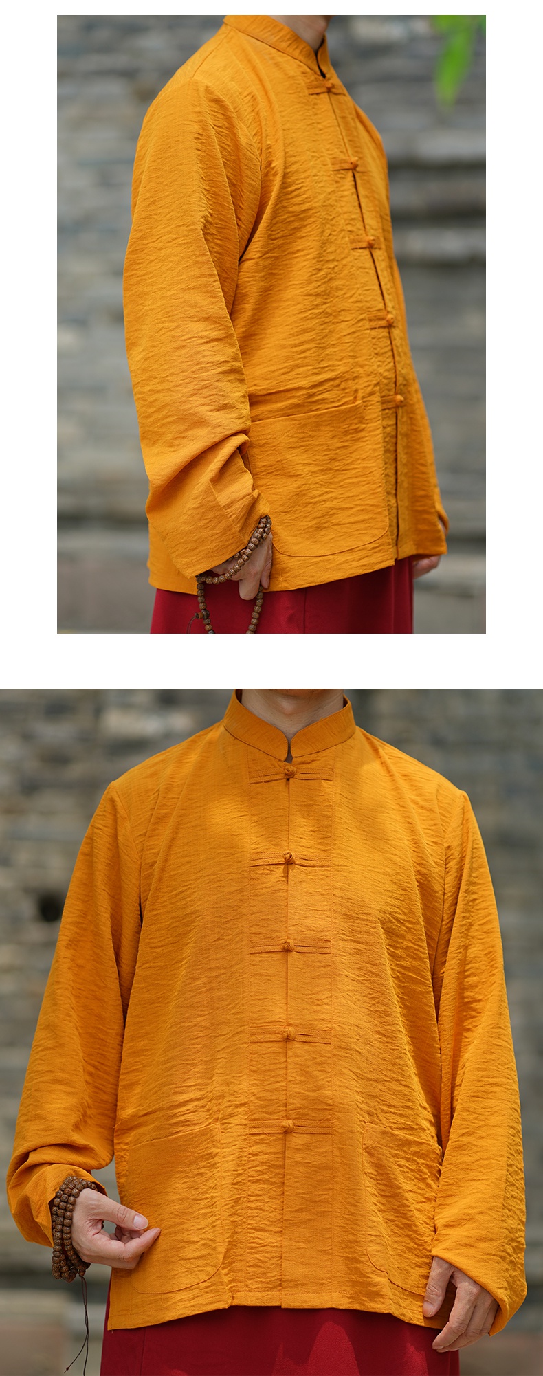 杞记藏族和尚僧衣【盘扣东波】喇嘛服装春秋外套藏族僧衣西藏和尚衣服