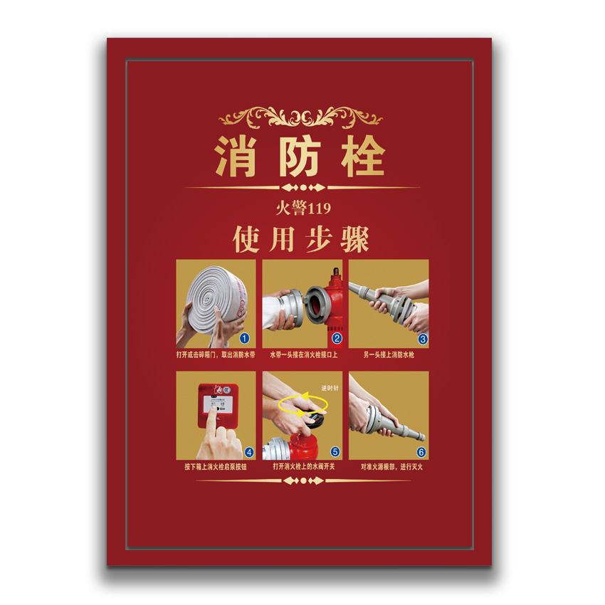消火栓箱遮挡贴纸企业安全标语消防栓自粘防水贴画个性墙贴纸k480k472