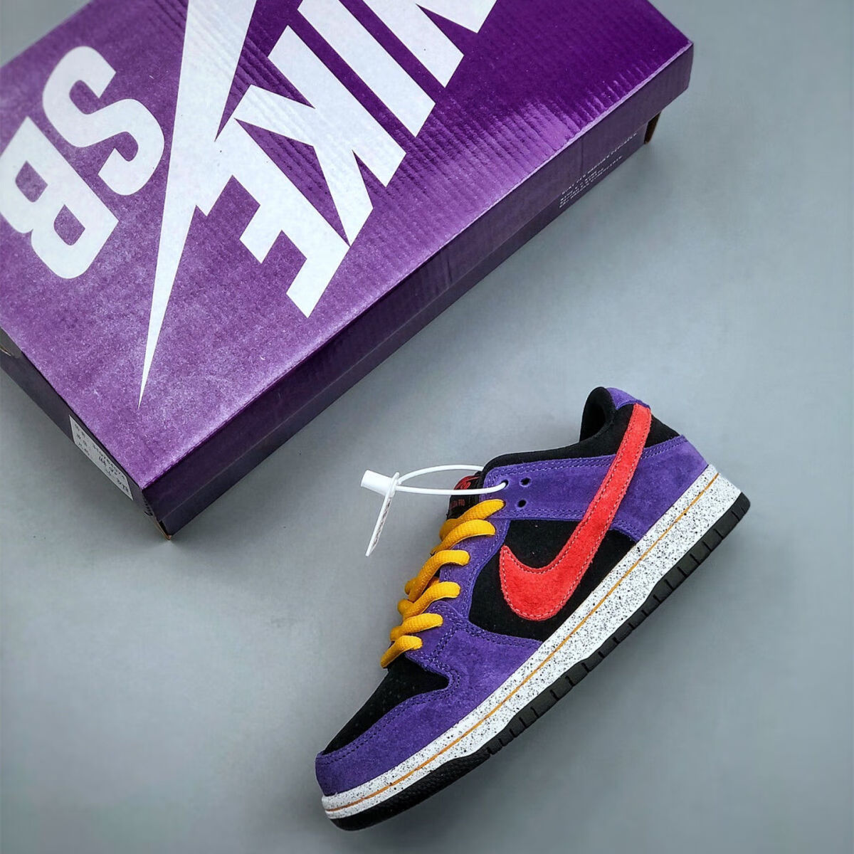 nike耐克airjordandunk黑紫蝎子莱莱dunk男女同款情侣百搭运动休闲