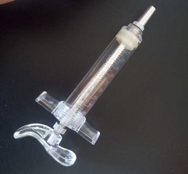 大号塑钢注射器 大容量大口径针筒针管 乳鸽喂食器 疫苗器 150ml 大口