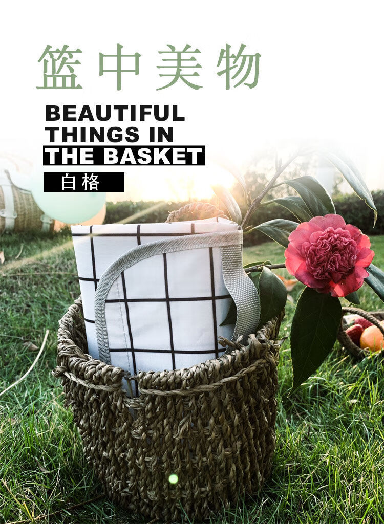 精选好物格子野餐垫ins风户外便携超轻防水防潮网红野餐布春游秋游