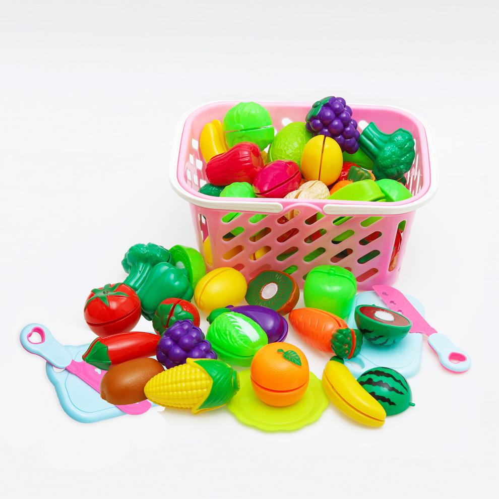 蔬菜玩具自选套装儿童仿真切水果玩具切切乐水果蔬菜男孩女孩过家家切