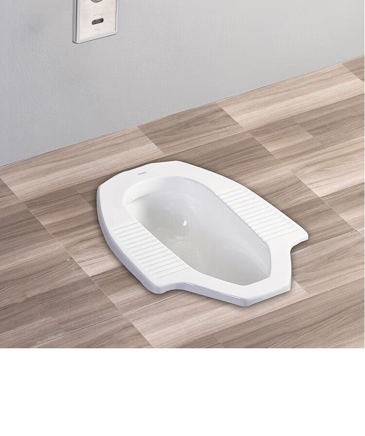 大管道防臭家用陶瓷便池sn1931 cw7rb蹲便器配dc603vlf脚踩冲水【图片