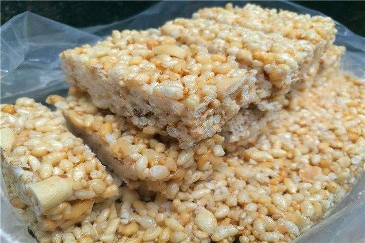 安徽特产炒米糖米花糖冻米糖糯米花生芝麻糖散装休闲零食年货花生味