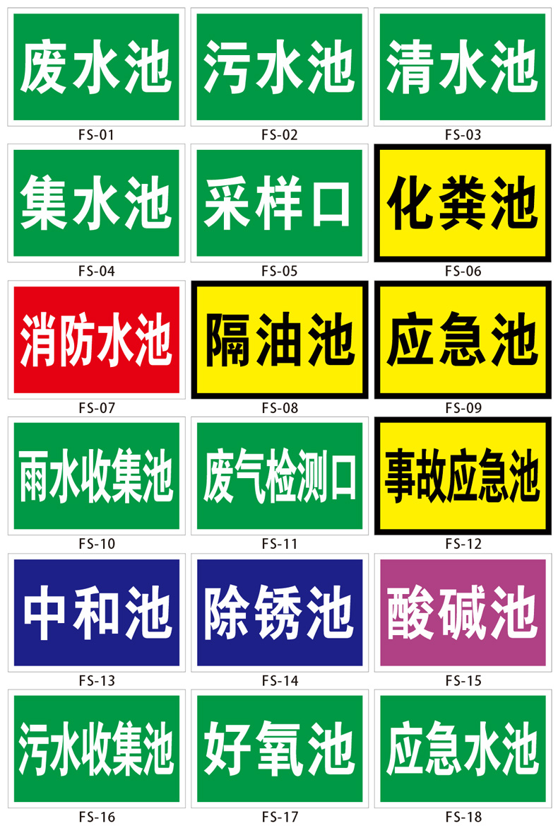 汙水處理池作業安全告知牌蓄水池化糞池冷庫除塵器危險警示標識牌標h