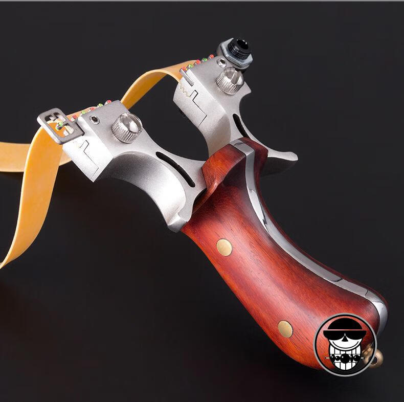 弹弓成人军迷用品98k扁皮弹弓大高精度户外大威力大撑头弹工快压弹弓