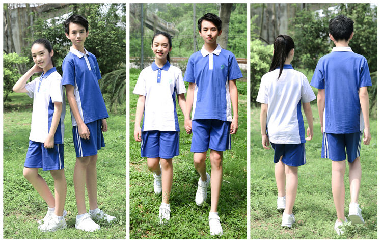 燕珺 深圳校服中学深圳校服短裤夏中学校服裤男女同款裤子短袖上衣