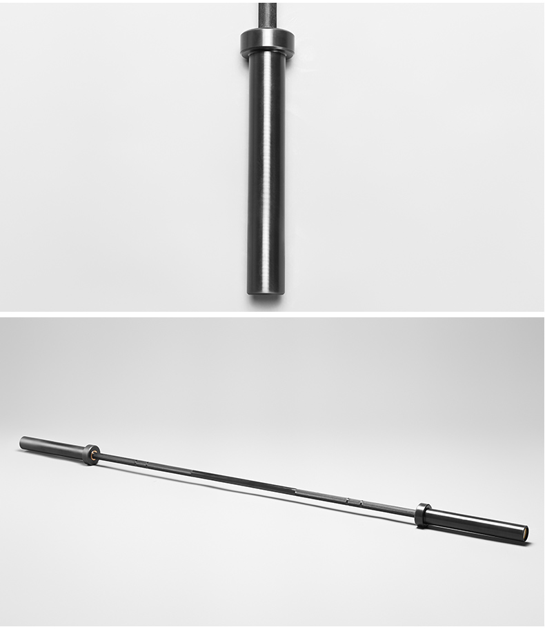 吕小军e1全硬铬黑铬男士举重训练杆杠铃杆轴承奥杆e1女士彩杆红色